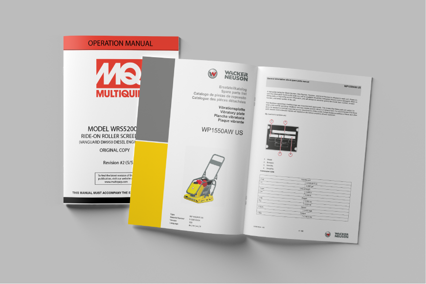 OUR MANUALS PAGE by Able Tool and Equipment