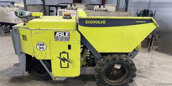 First Ecovolve in USA-AbleTool Battery Power Buggy for Sale or Rental at Able Tool CT or MA.